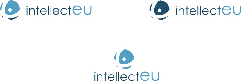 Стилизованные EU. - Логотип для компании IntellectEU