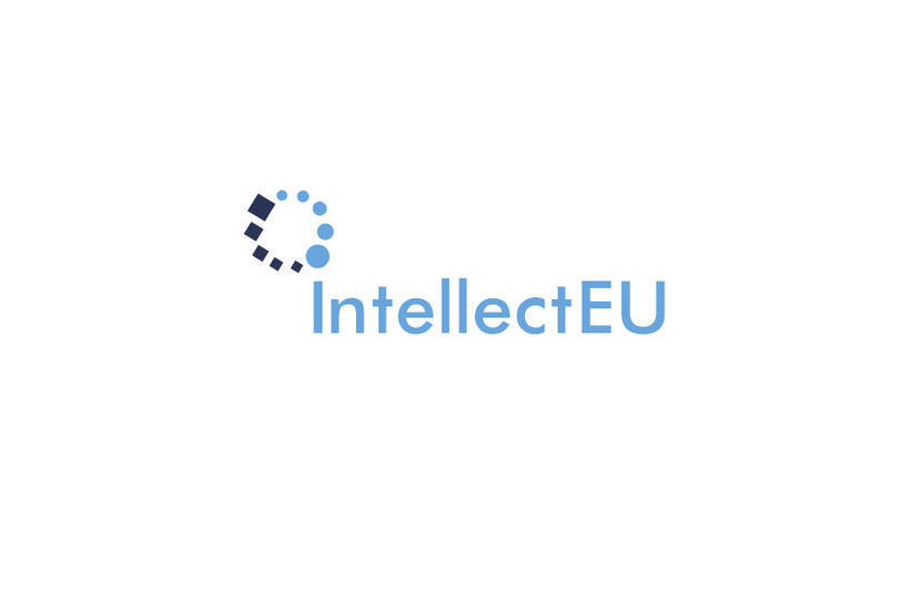 Символ загрузки - Логотип для компании IntellectEU