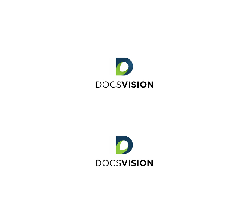 +, градиент  и однотонный - Новый логотип Dоcsvision