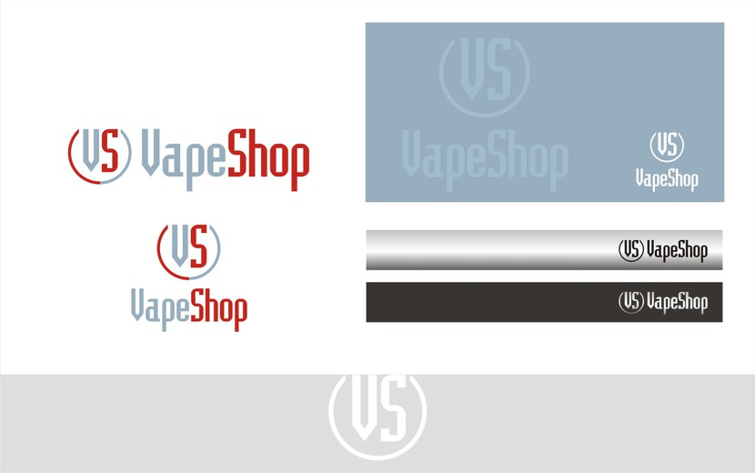 логотип VapeShop - Логотип для компании электронных сигарет