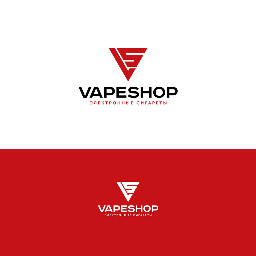 VapeShop Логотип для компании электронных сигарет