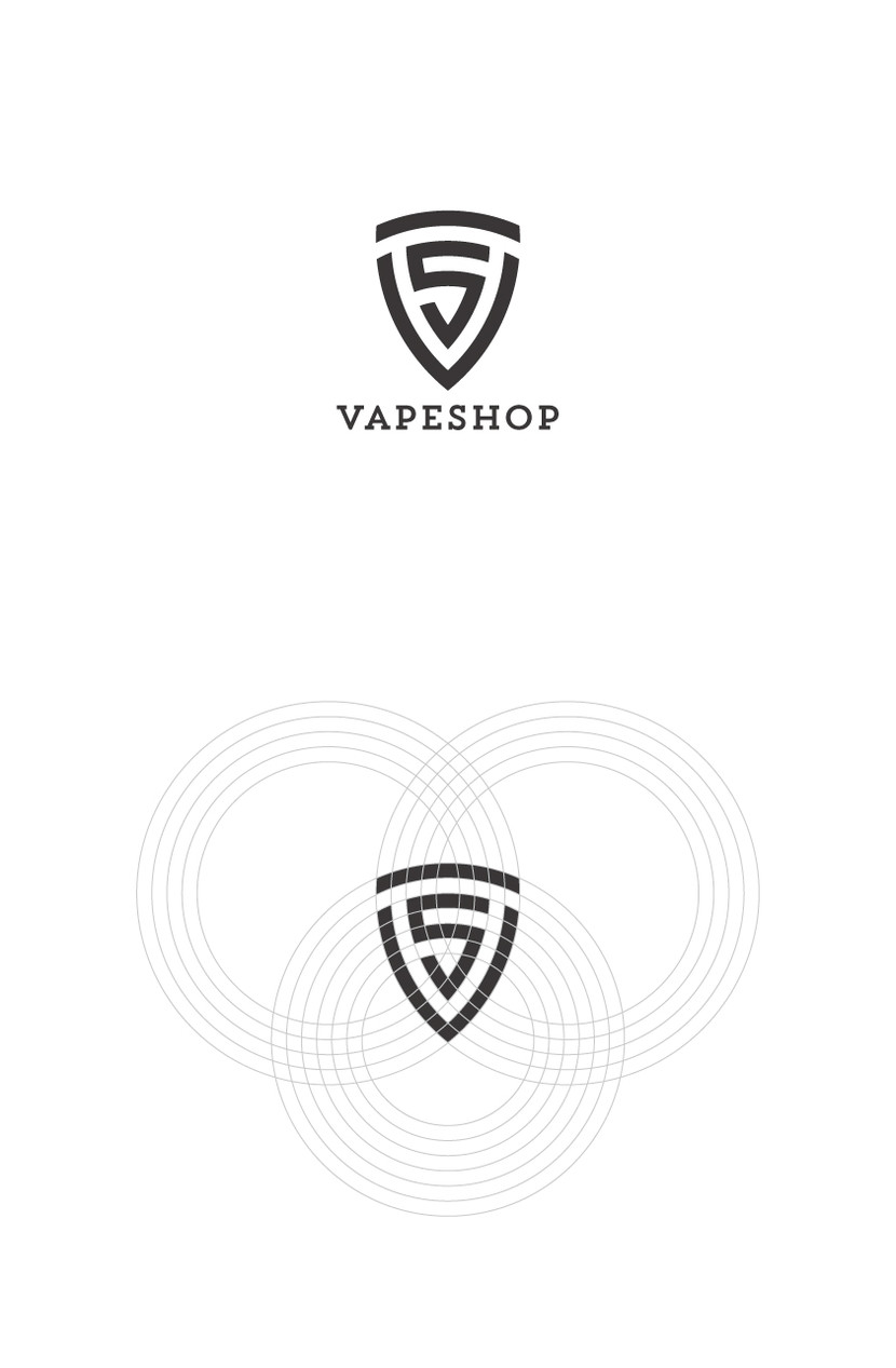 V+S - Логотип для компании электронных сигарет