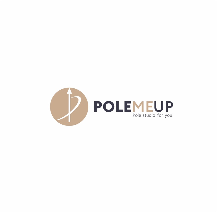 Логотип для спортивной студии Pole Me Up  -  автор Виталий Филин
