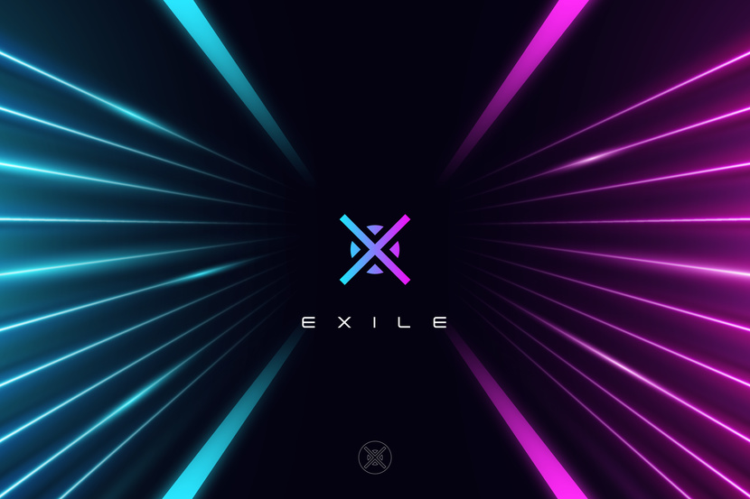 +++ - Разработка логотипа и фирменного стиля EXILE