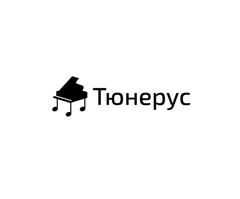 В знаке объединились фортепьяно и нота - Придумать логотип для проекта