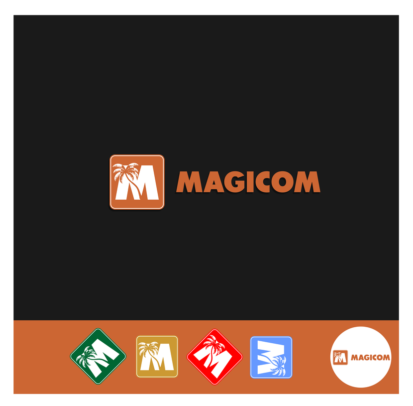 Логотип для MAGICOM  -  автор Алекс stembase