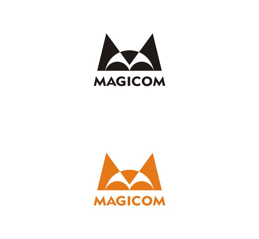 Знак - стилизованная М - Логотип для MAGICOM