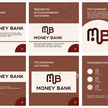 MONEY BANK (о логотипе, страницы брендбука/2)