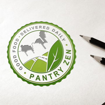 Доставка экологической еды. Логотип.