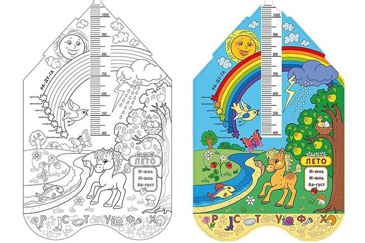 Иллюстрация для детской раскраски/развивающей игрушки/журнала/книжки за 2 000 руб.