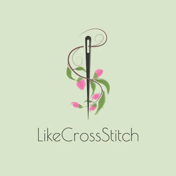 Логотип для дизайнера по вышиванию