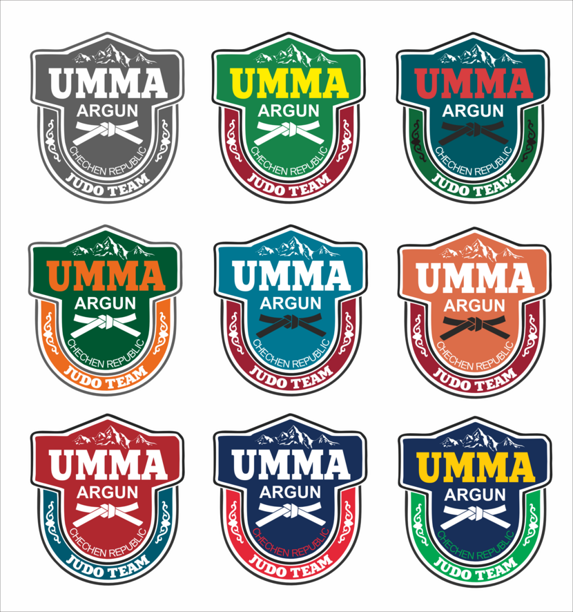 UMMA ARGUN Разработка логотипа для клуба дзюдо