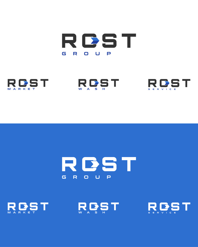 Здравствуйте! - Создание логотипа для холдинга Rost Group