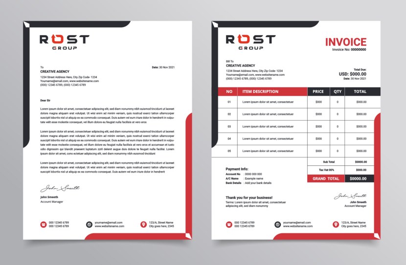 + - Создание логотипа для холдинга Rost Group