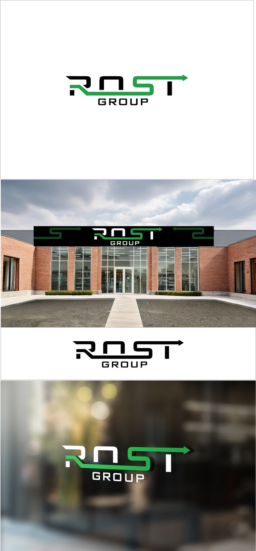 Создание логотипа для холдинга Rost Group  -  автор Людмила Овчинникова