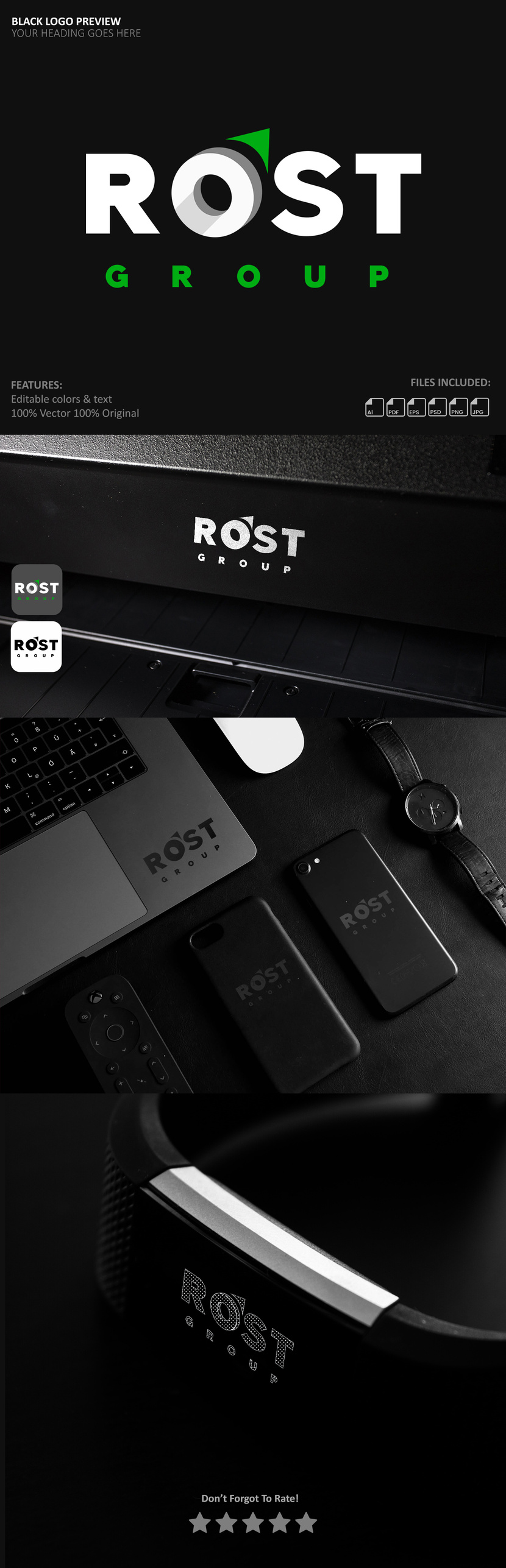 + - Создание логотипа для холдинга Rost Group