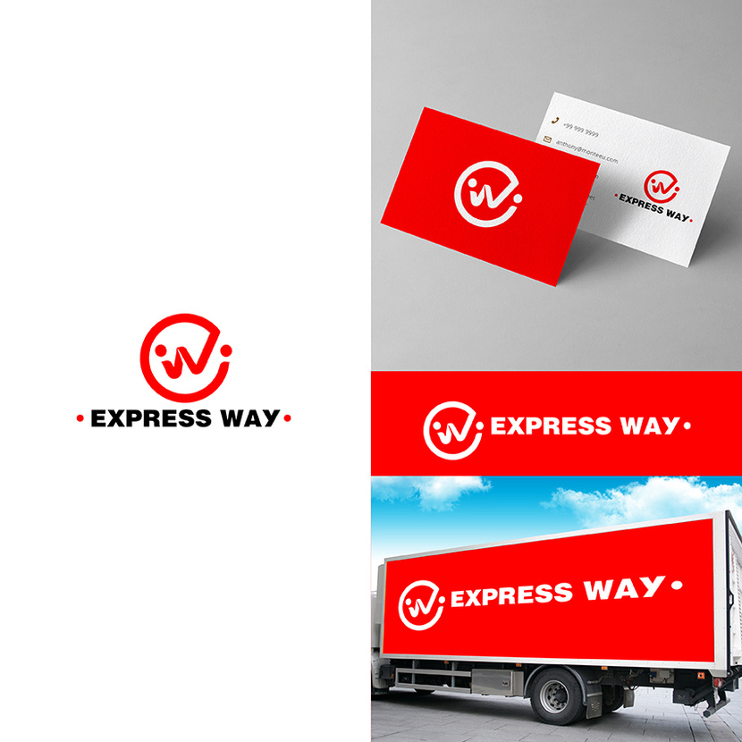 Express Way - дизайн лого - Разработка логотипа "Express Way"