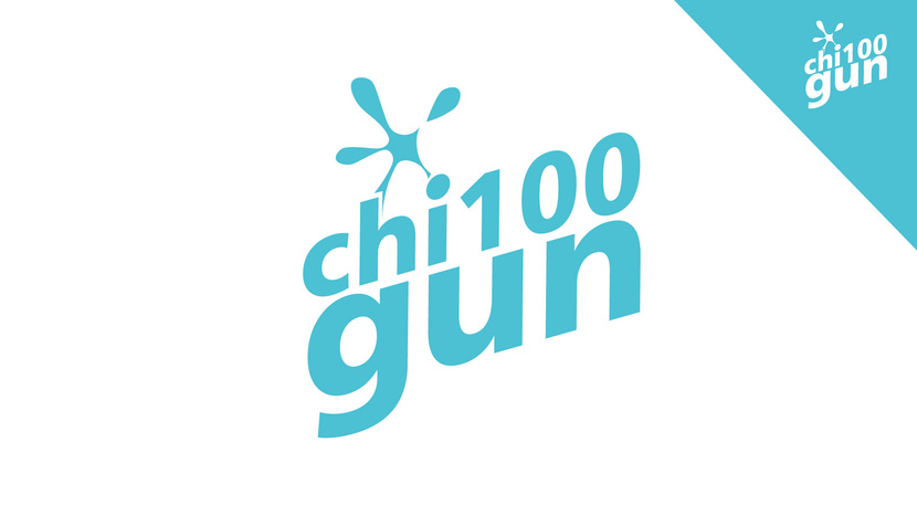 Лого "chi100GUN" Нарисовать логотип для бренда бытовой химии