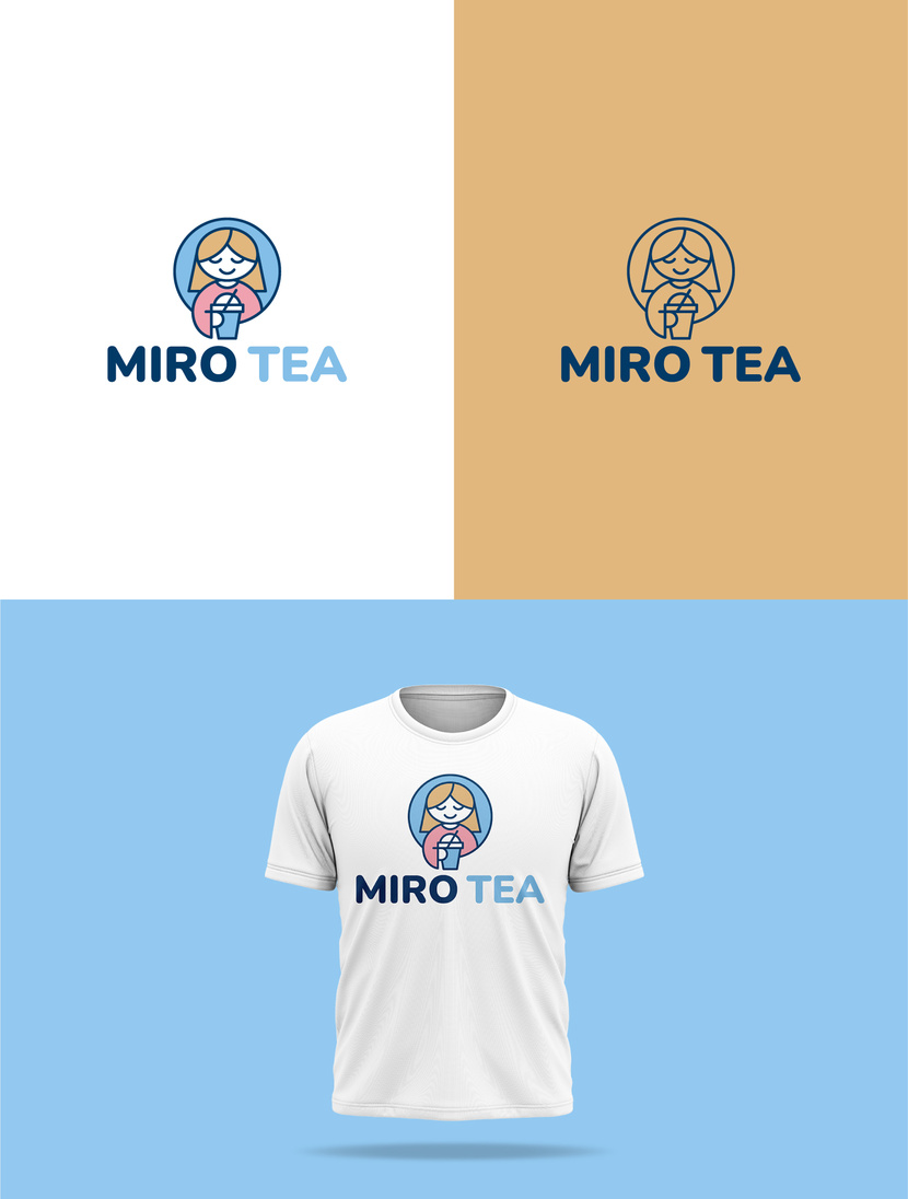 MiroTea | Logo - Логотип для заведения по продажи напитков, йогуртов