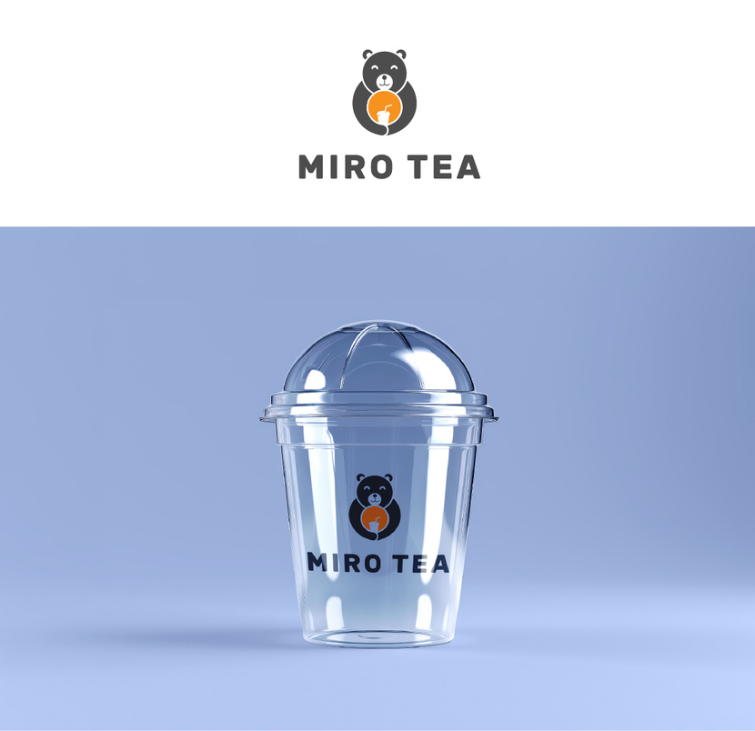 MIRO TEA - Логотип для заведения по продажи напитков, йогуртов