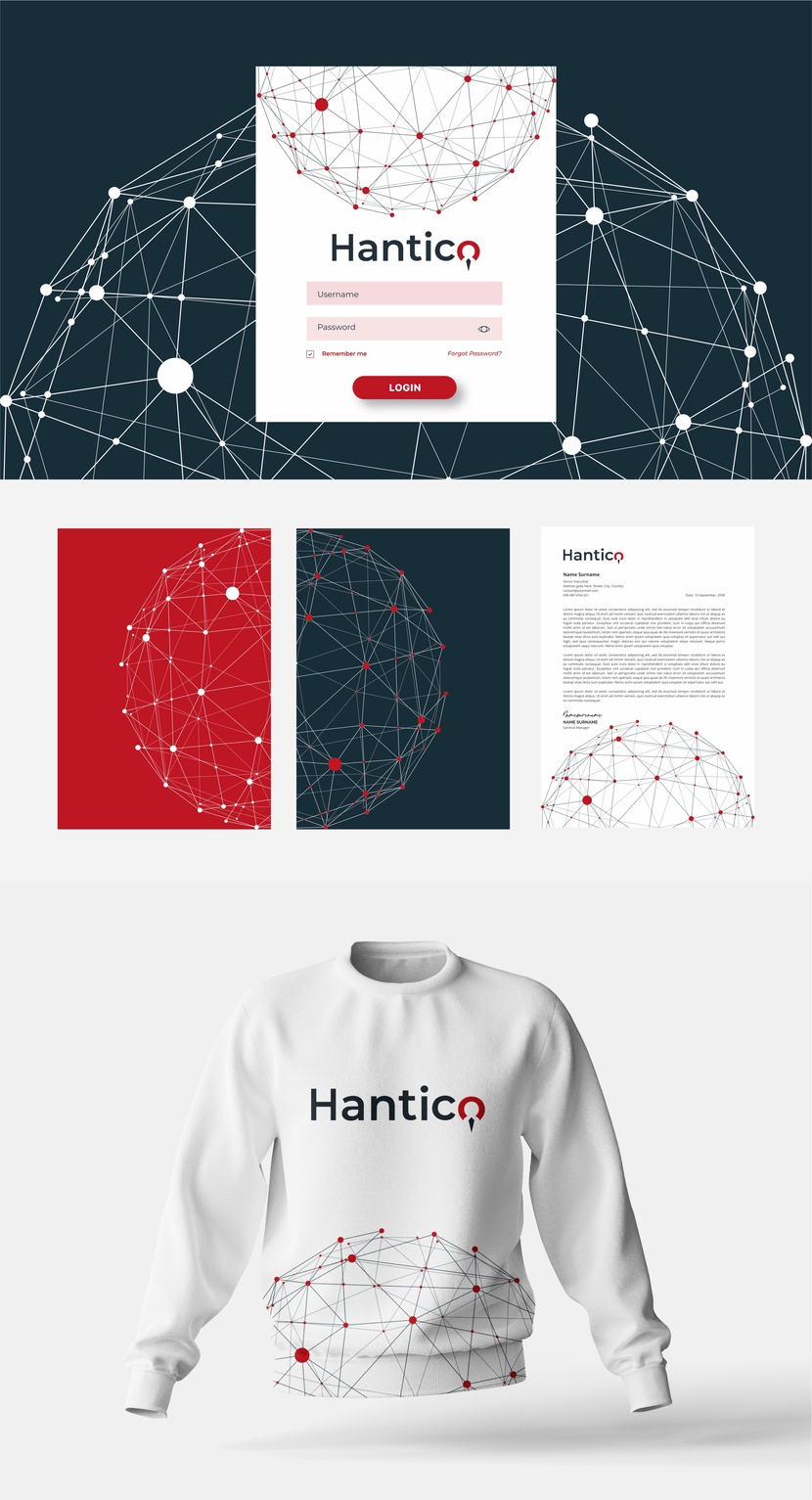 .... Создание ключевых элементов для фирменного стиля Hantico