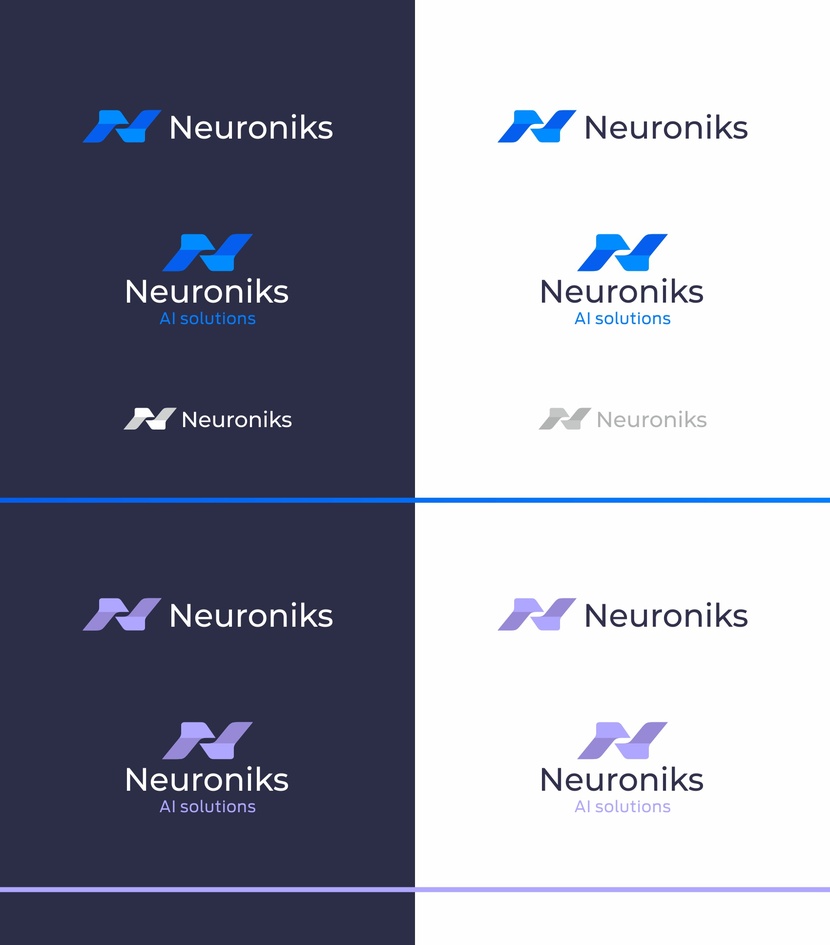 Neuroniks - Разработать логотип для AI агентства Neuroniks