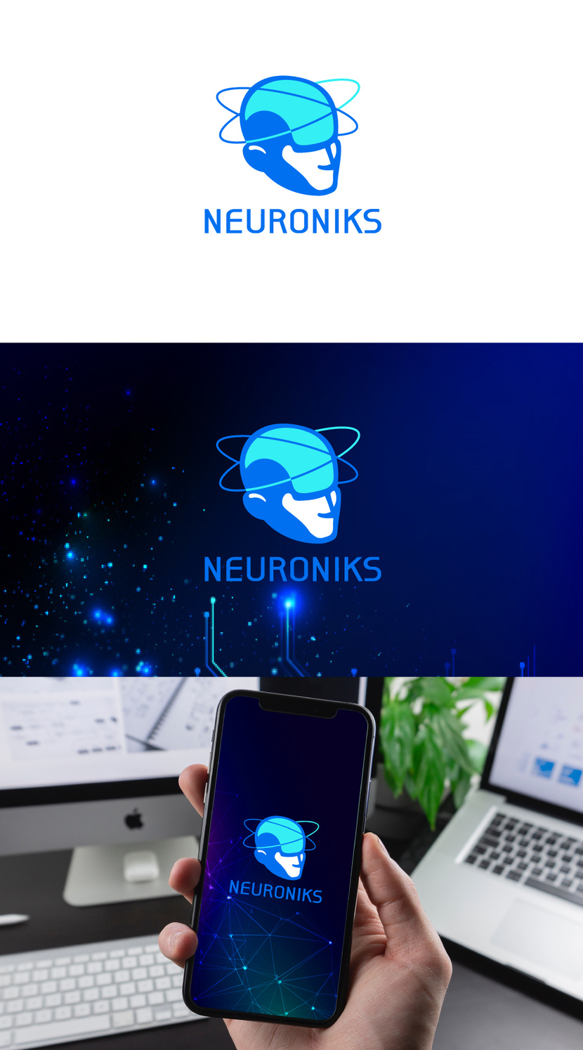 N4 - Разработать логотип для AI агентства Neuroniks