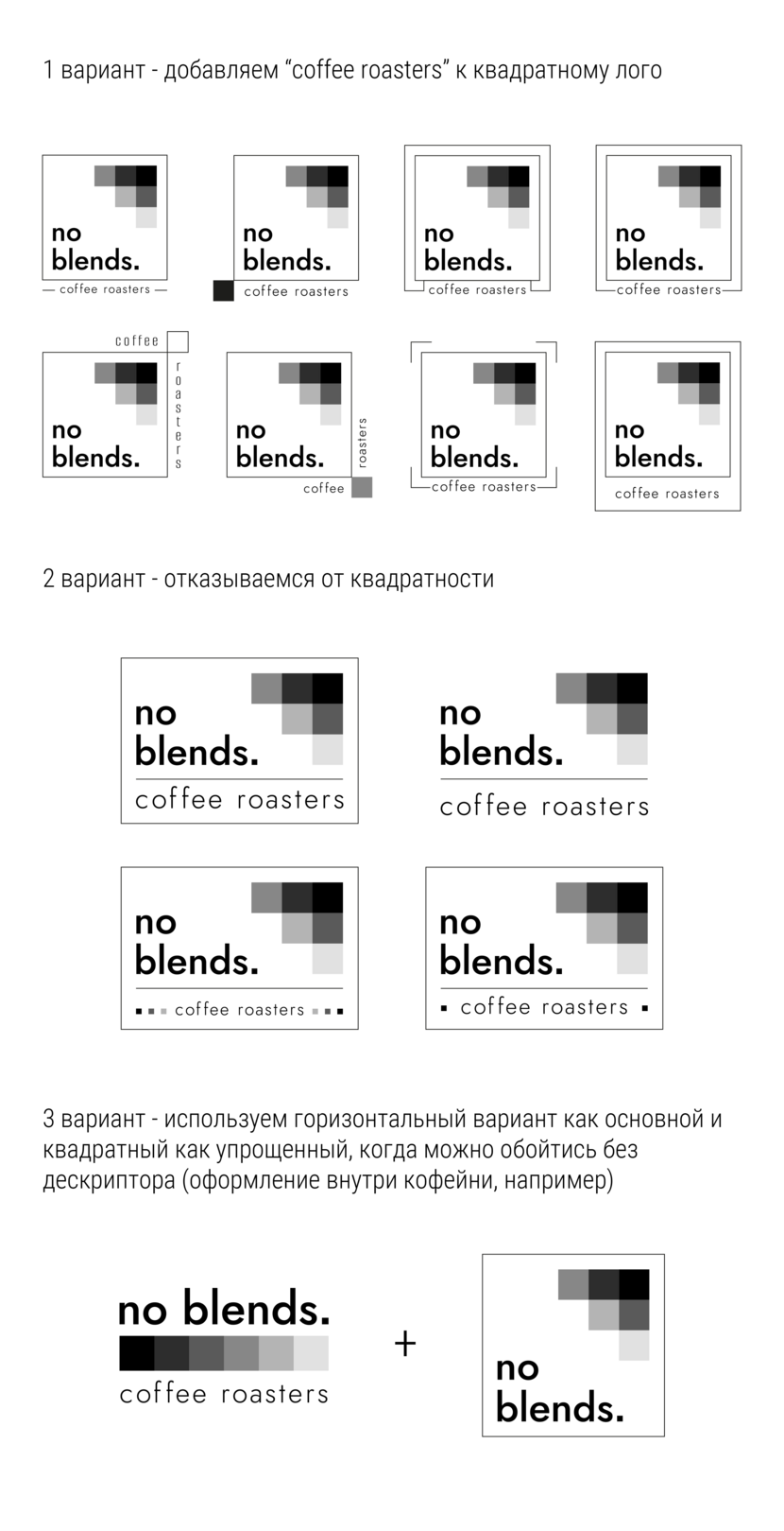 Благодарю за фидбек! Предлагаю три варианта решения этой задачи - Логотип Кофейни