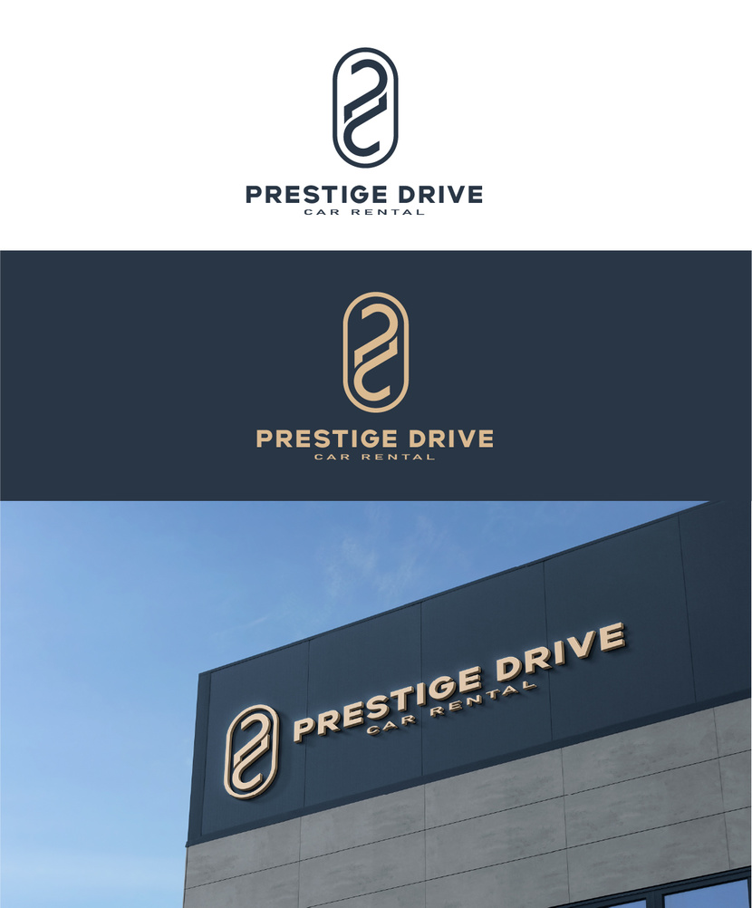Prestige Drive - Логотип для проката автомобилей в ОАЭ