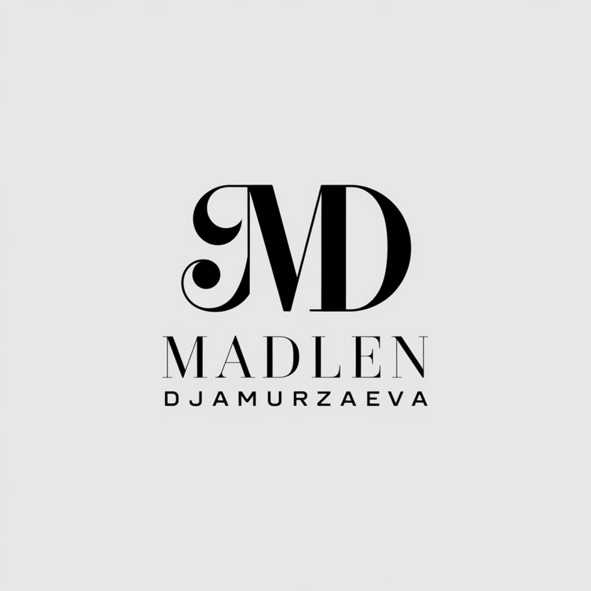 222 Разработка логотипа для бренда MADLEN DJAMURZAEVA