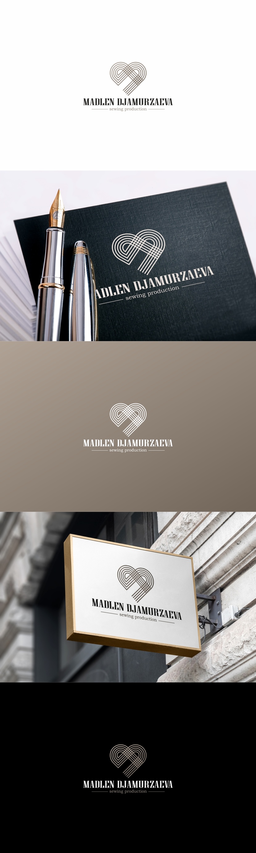 Разработка логотипа для бренда MADLEN DJAMURZAEVA  -  автор Андрей Мартынович