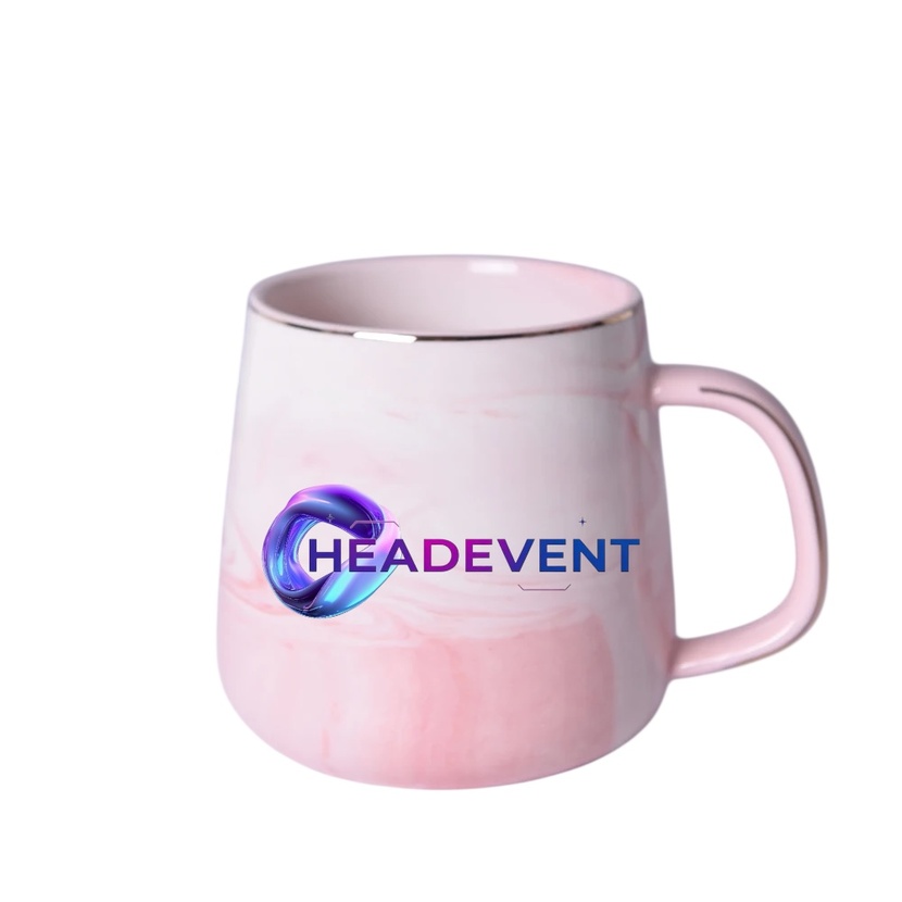 Логотип на кружке Создать логотип агентства Headevent