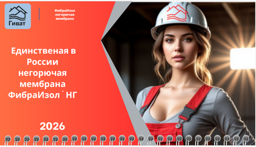 Добрый день, 
Один из вариантов,  календарь стал эмоциональным носителем бренда, который не просто информирует, но и вдохновляет. Он подчёркивает, что ФибраИзол — это не просто продукт, а вклад в безопасное будущее. Разработка оригинального дизайна календаря на 2026 год для раздачи клиентам компании.