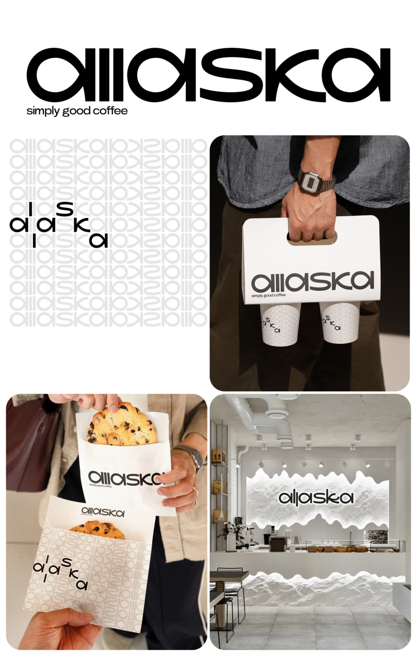 Логотип передают чистоту, лёгкость и современный характер бренда — без лишних деталей, с акцентом на атмосферу и качество кофе. - Разработка логотипа для кафе