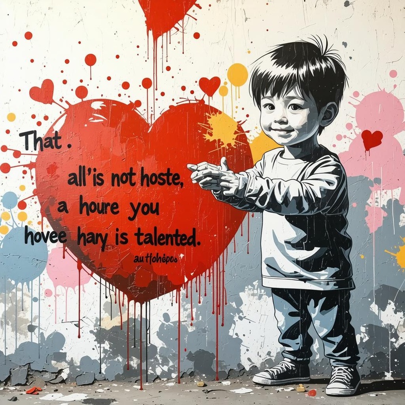 граффити Мотивационный рисунок на лестничных пролетах