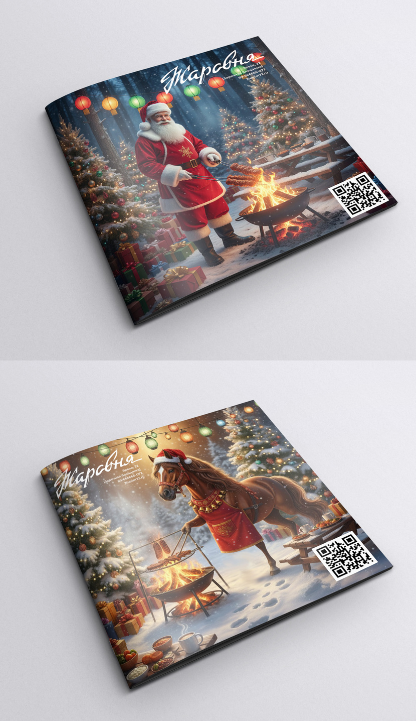 Новогодняя обложка для буклета формата А5  -  автор Evgenia Martovskya