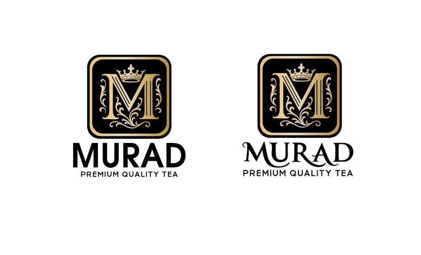 , Создание премиального логотипа для торговой марки MURAD (чай в подарочной упаковке)