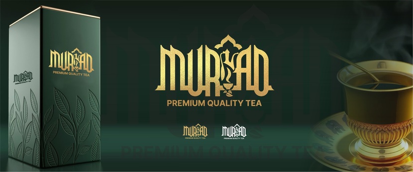 ... Создание премиального логотипа для торговой марки MURAD (чай в подарочной упаковке)