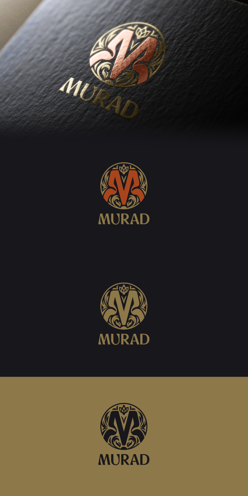 + - Создание премиального логотипа для торговой марки MURAD (чай в подарочной упаковке)