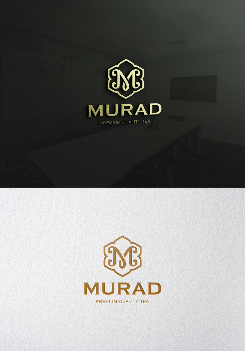 Создание премиального логотипа для торговой марки MURAD (чай в подарочной упаковке)  работа №1058599