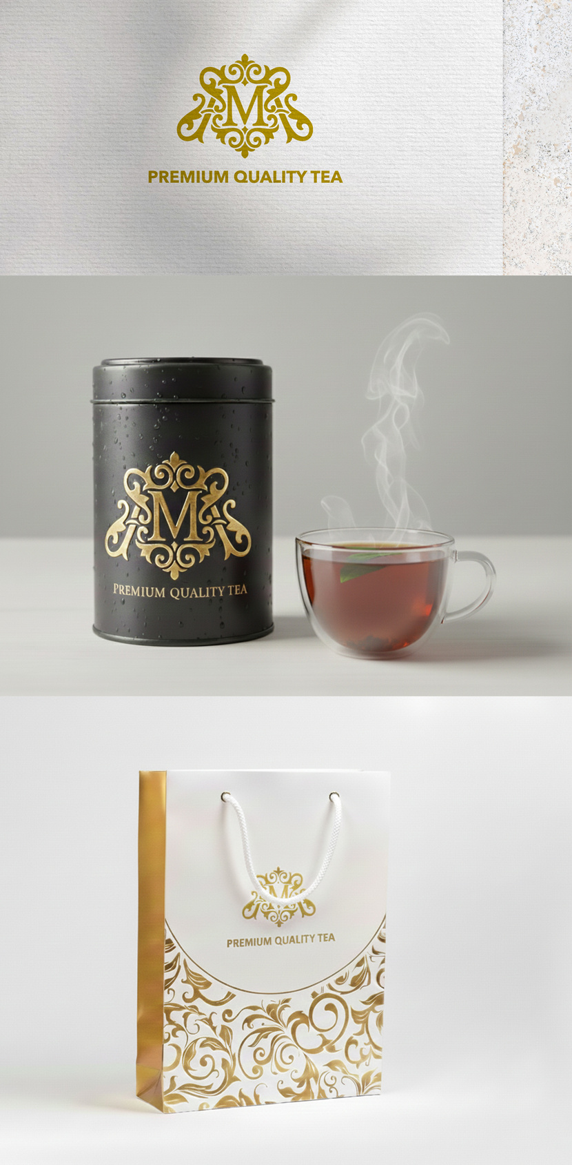 Вектор! Создание премиального логотипа для торговой марки MURAD (чай в подарочной упаковке)