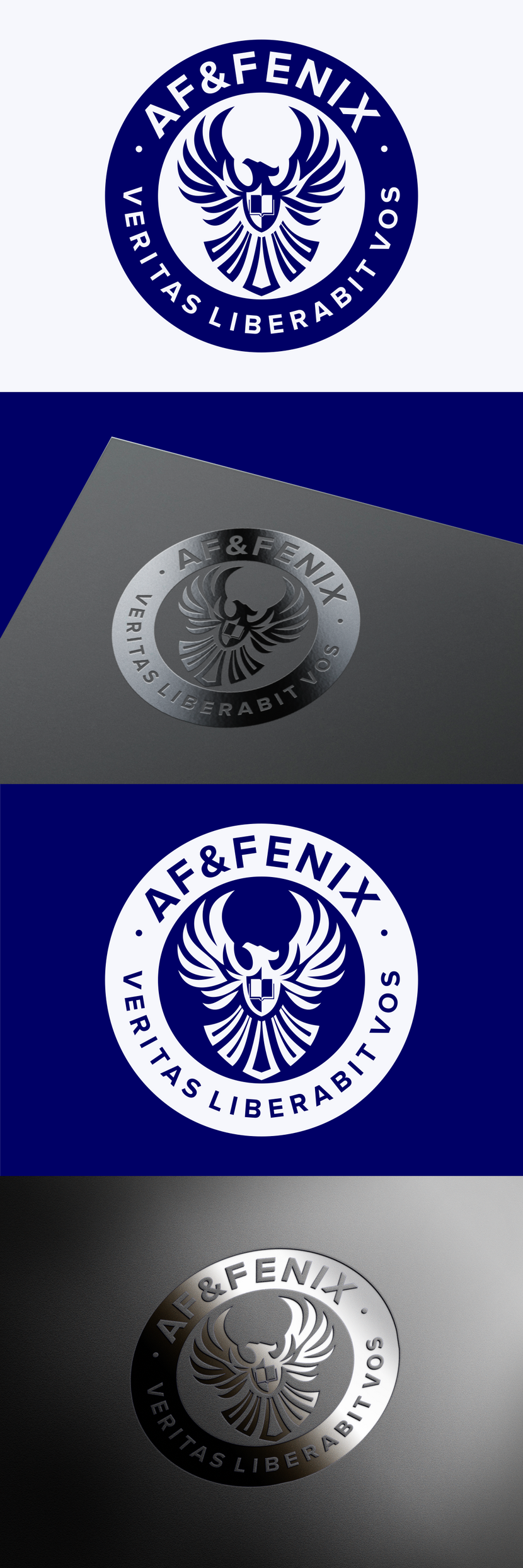 + вариант - заливка круглой плашки ... обратите внимание на графику, в центре изображен стилизованный силуэт Феникса, и это именно Феникс, а не павлин, орёл третьего рейха или голубь без хвоста , школьники народ языкастый, увидев несоответствие - моментально прилепят прозвище логотипу ... Логотип для детского образовательного центра