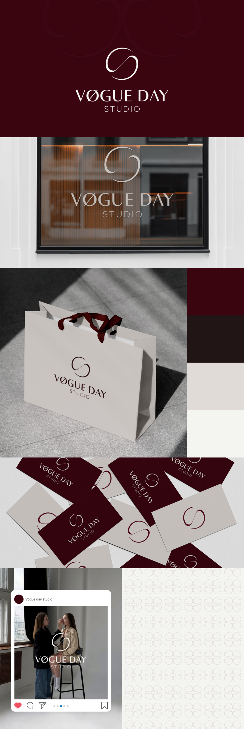 Лаконичный логотип + монограмма для премиум-доступной бьюти-студии. Передаёт чистоту, аккуратность и долговечный результат - Vogue Day Studio