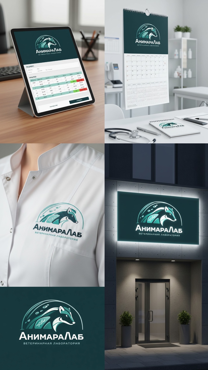 «АнимараЛаб» — профессиональная доводка логотипа по существующему эскизу  работа №1063424