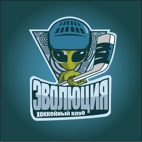 вариации надписи - Логотип для Хоккейного Клуба "Эволюция"