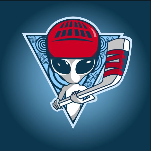 Без надписей как у команд NHL - Логотип для Хоккейного Клуба "Эволюция"