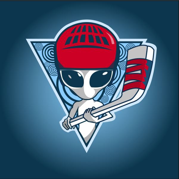 Без надписей как у команд NHL - Логотип для Хоккейного Клуба "Эволюция"