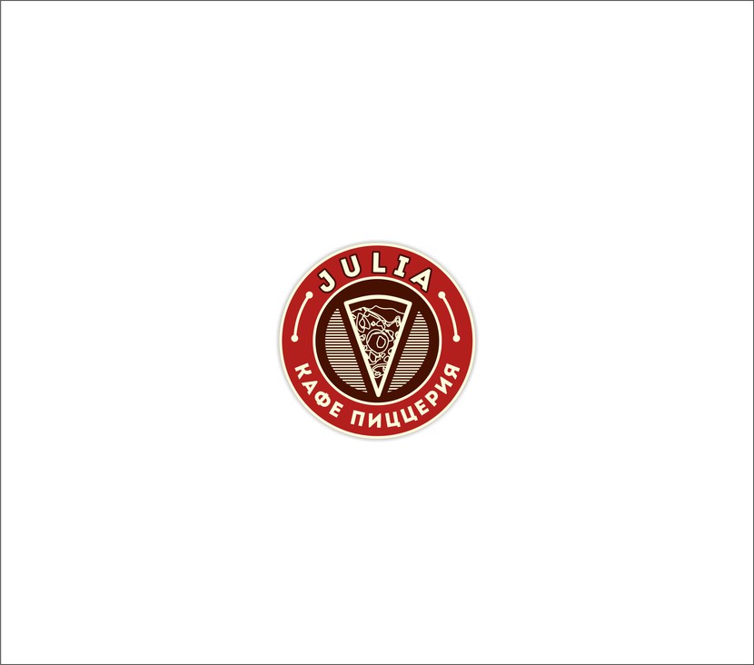 4 доработка - Логотип, фирменный стиль кафе-пиццерии "JULIA"