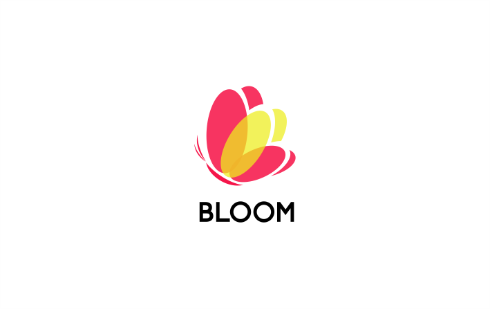 Bloom - Логотип для мобильного стартапа