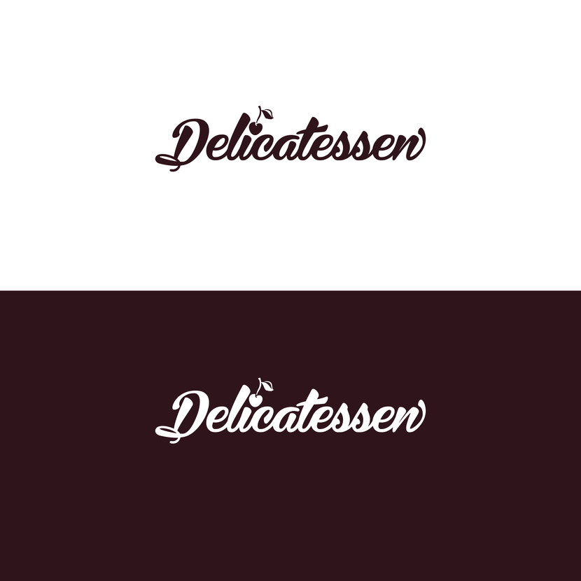 1 - Разработка логотипа для новой линейки продуктов "Delicatessen" для размещения на упаковке